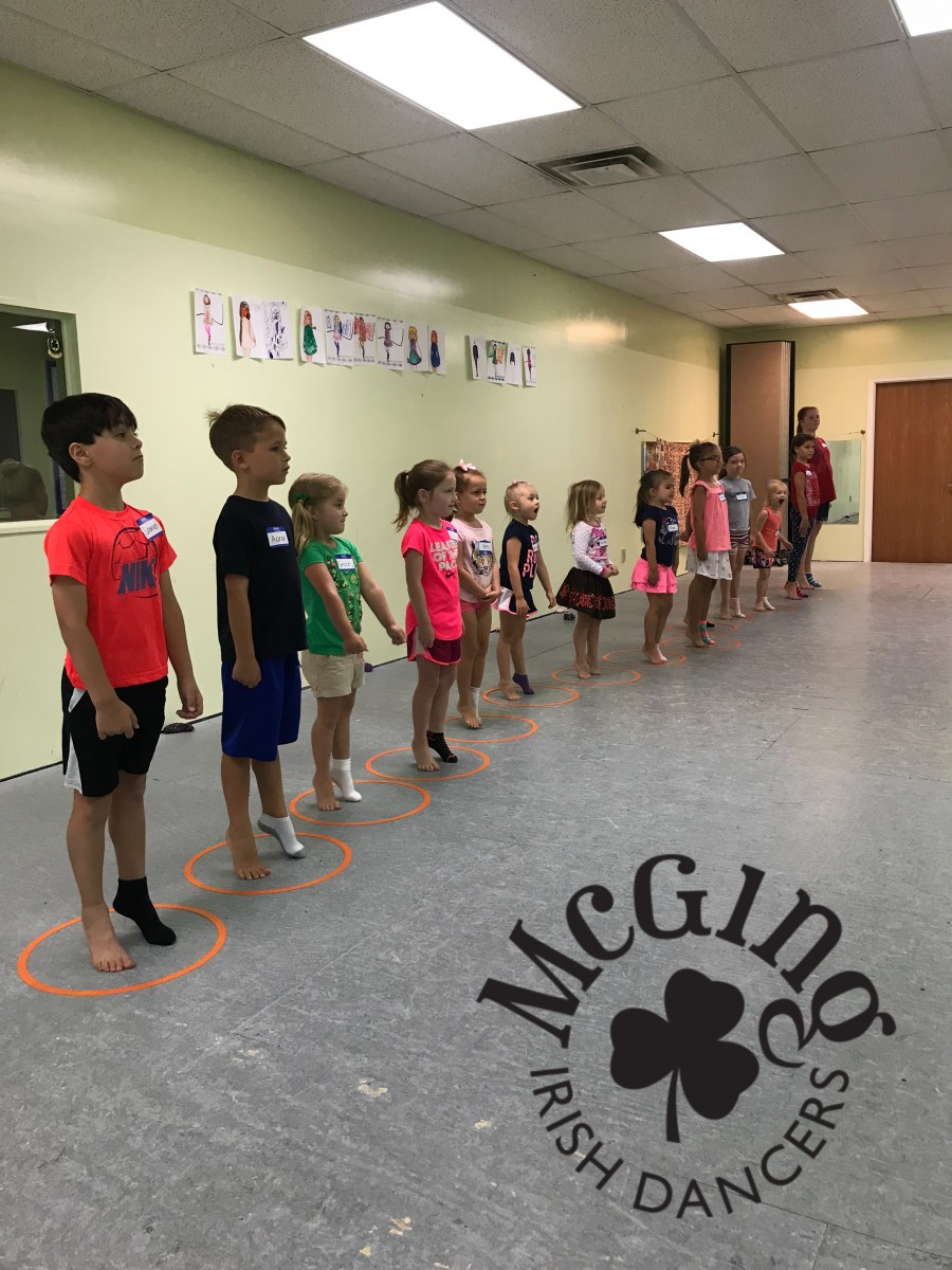 Children at a dance class